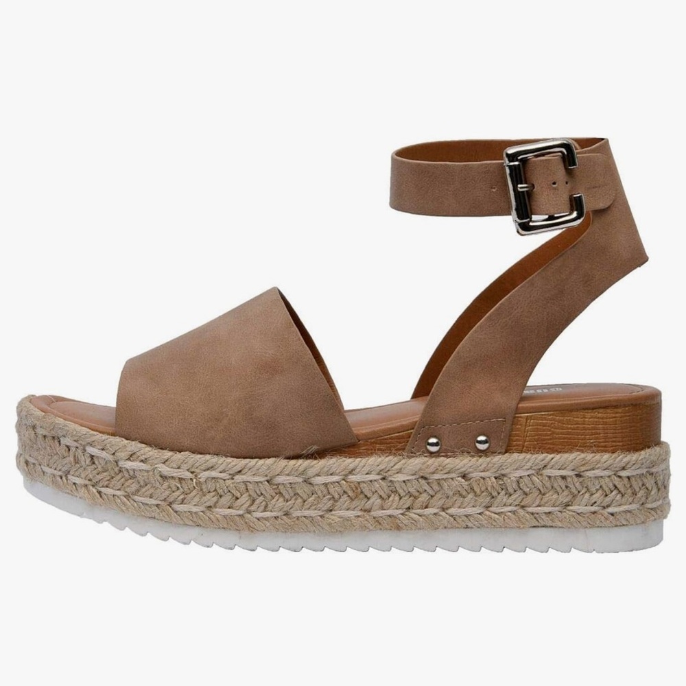 Women's Tan Platform Sandals